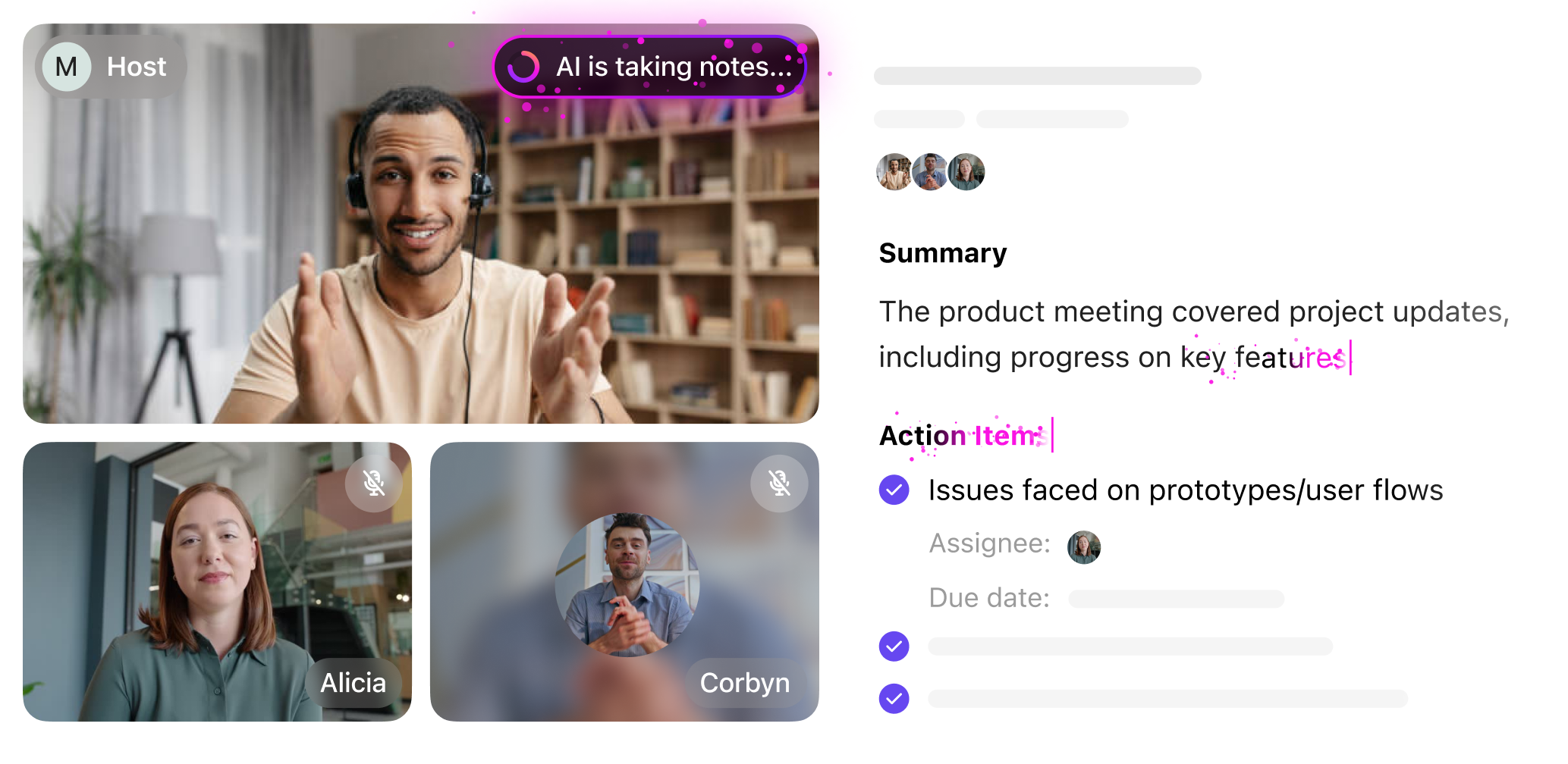AI Meeting Notetaker: Automate Meeting Notes with ClickUp™ | meeting minutes software
