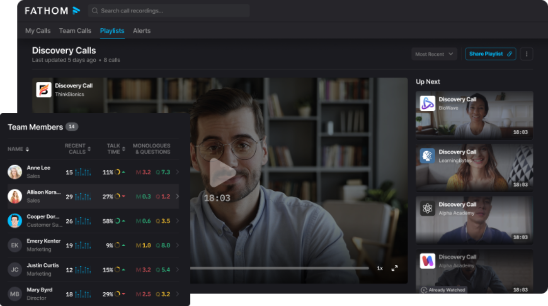 Fathom ai , a bot free notetaker for google meet