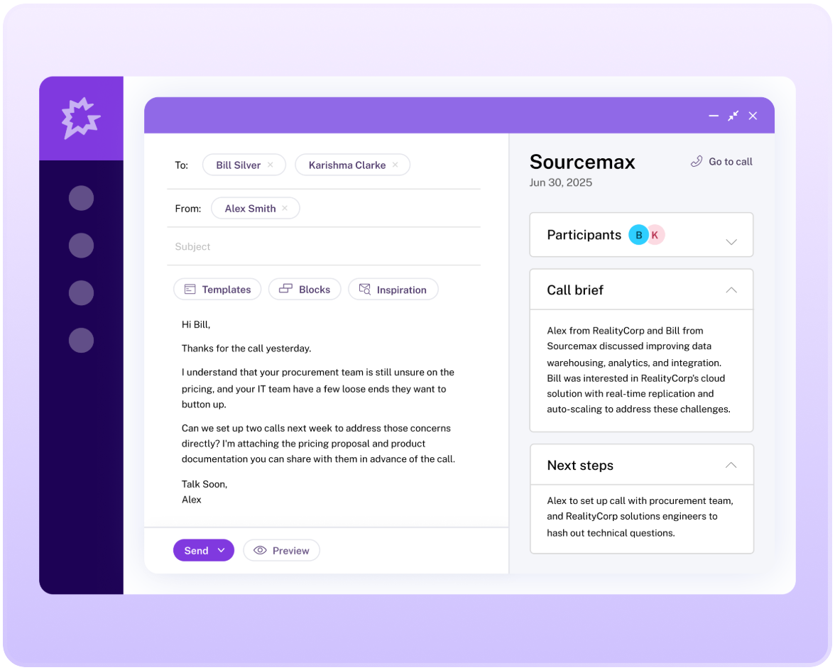 Gong | AI tools for sales meeting transcriptions