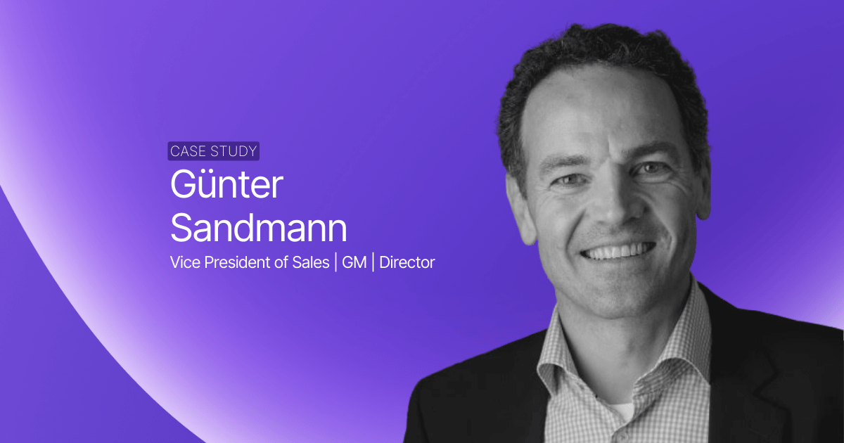 How VP of Sales Günter Sandmann Got Rid of 7 Note-Takers in One Call