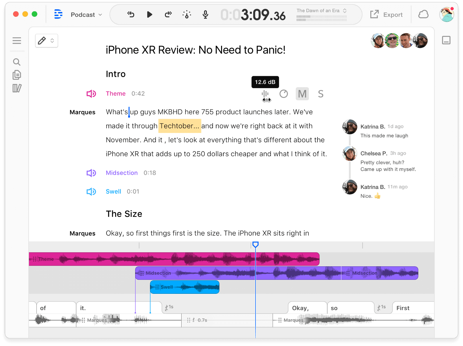 Introducing Descript Podcast Studio & Overdub