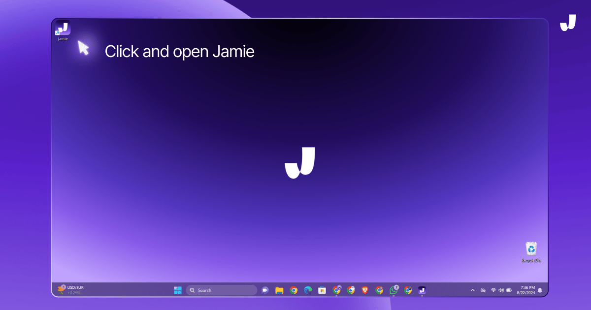 Jamie | native application | best tactiq pricing alternative