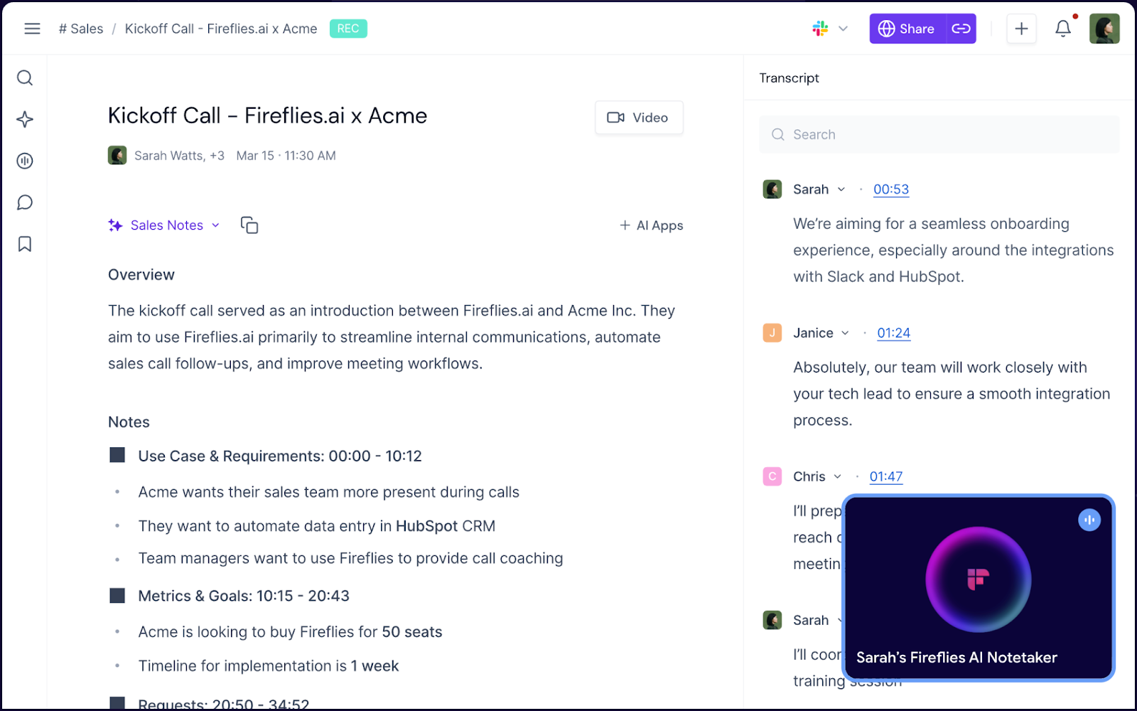 Fireflies AI