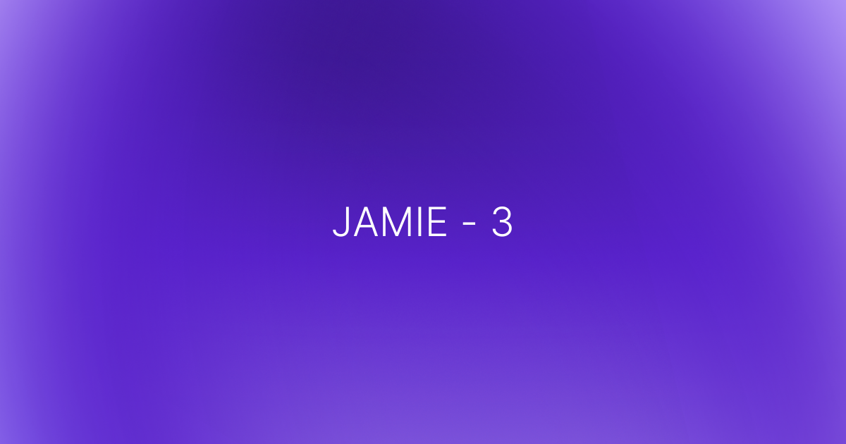 jamie 3