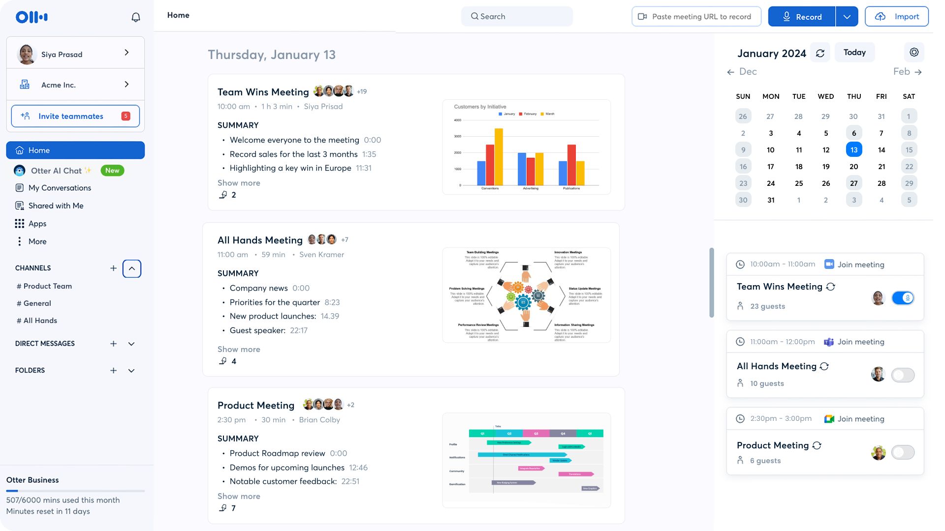 Otter.ai Media Kit - Marketing Resources and Content | ai meeting assistants for microsoft team
